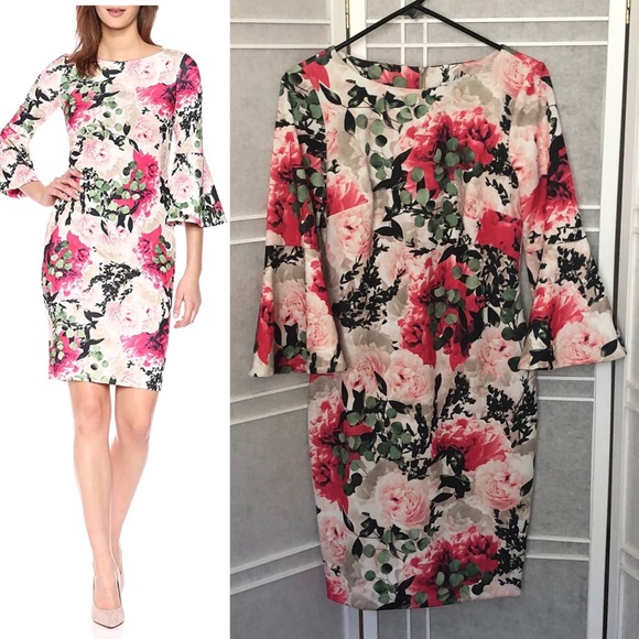 Calvin Klein Dresses & Skirts - Calvin Klein Women's 3/4 Peplum Sleeve Dress